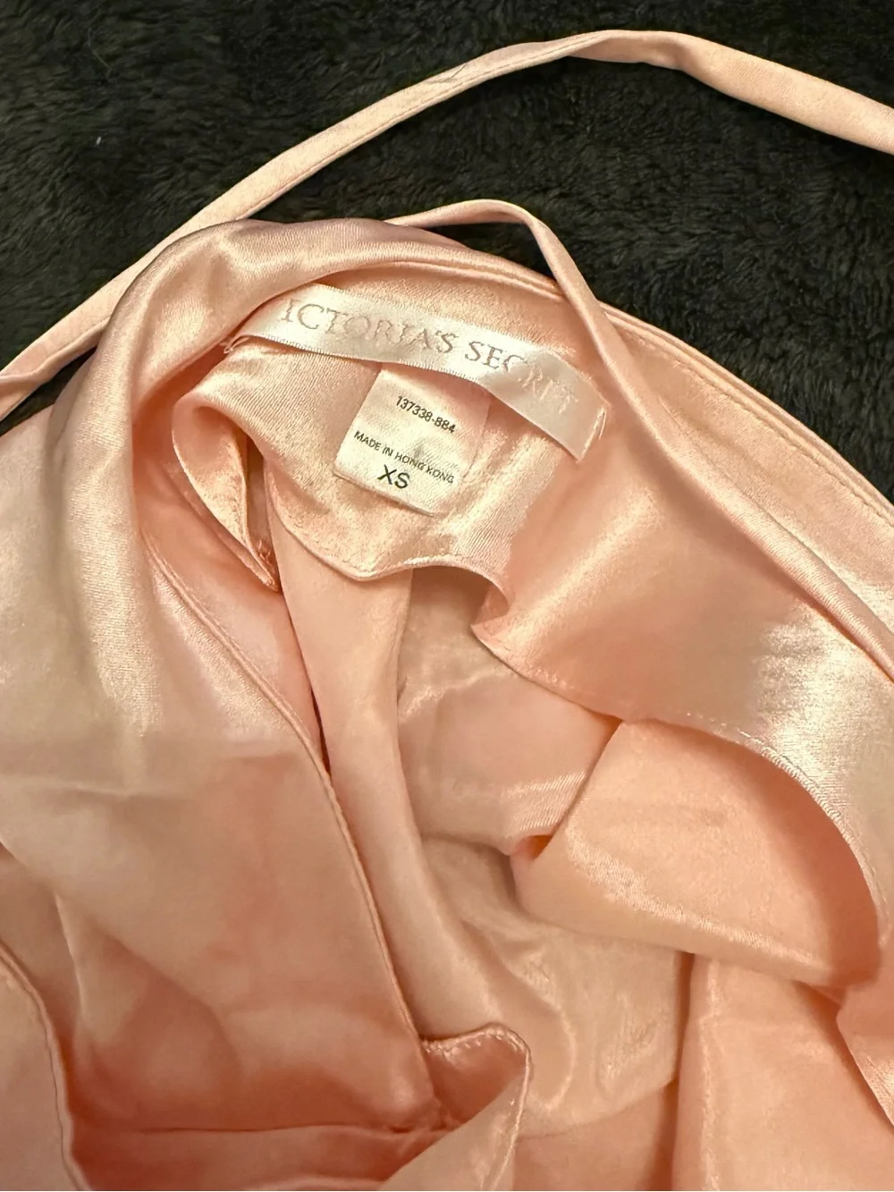 Victoria's Secret Pink Satin Slip Chemise